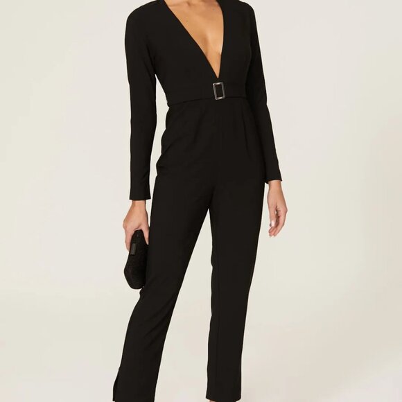Hutch Pants - Hutch Deep V-neck Jumpsuit 6